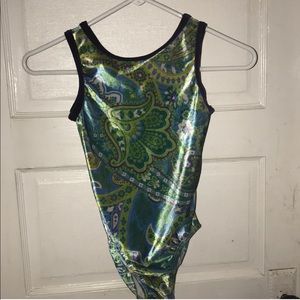 GK elite velvet leotard